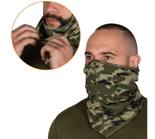 Балаклава Pro Ribana MTP Olive (7544) Балаклава Pro Ribana MTP Olive (7544)