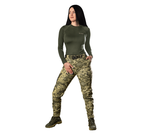 Жіночі штани Pani CM Patrol Pro Rip-Stop CVC Піксель (7177), XXXL Жіночі штани Pani CM Patrol Pro Rip-Stop CVC Піксель (7177), XXXL