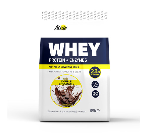Сироватковий протеїн Whey - 900г Подвійний шоколад Сироватковий протеїн Whey - 900г Подвійний шоколад
