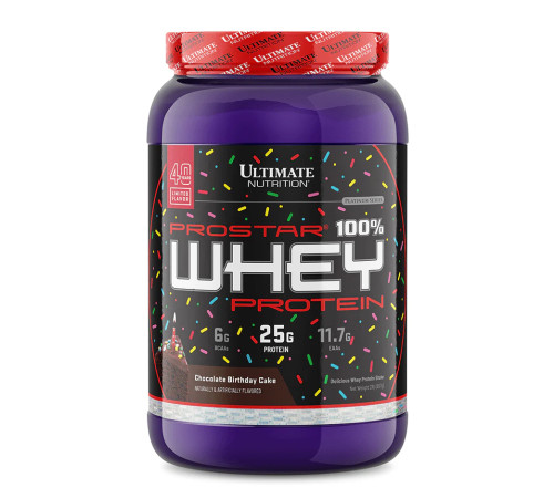 Prostar Whey 2lb - 907g Chocolate Birthday Cake Prostar Whey 2lb - 907g Chocolate Birthday Cake