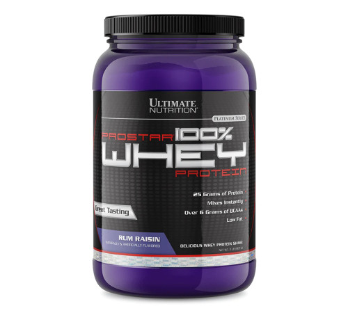 Prostar Whey 2lb - 907g Rum Raisin Prostar Whey 2lb - 907g Rum Raisin