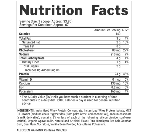 100% Whey Protein - 913g Vanilla 100% Whey Protein - 913g Vanilla
