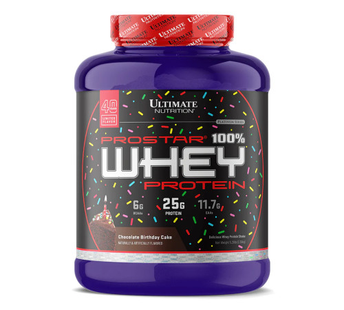 Prostar Whey 5.28lb - 2390g Chocolate Birthday Cake