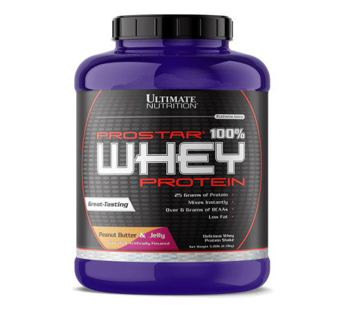 Prostar Whey 5.28lb - 2390g Peanut Butter & Jelly Prostar Whey 5.28lb - 2390g Peanut Butter & Jelly