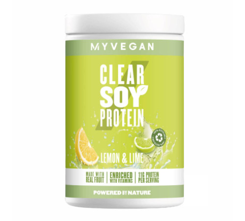 Clear Soy Protein - 340g Lemon Lime Clear Soy Protein - 340g Lemon Lime