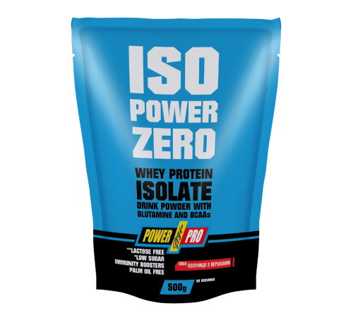 ISO Power Zero Power Pro - 500g Strawberry With Cream ISO Power Zero Power Pro - 500g Strawberry With Cream