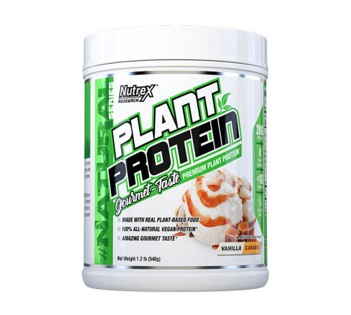 Рослинний протеїн Plant Protein - 536г Ванільна карамель Рослинний протеїн Plant Protein - 536г Ванільна карамель