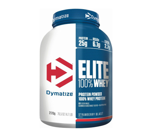 Протеїн Elite 100% Whey - 2170г Полуничний вибух Протеїн Elite 100% Whey - 2170г Полуничний вибух