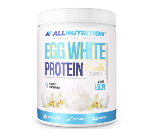 Протеїн Egg White Protein - 510г Ваніль