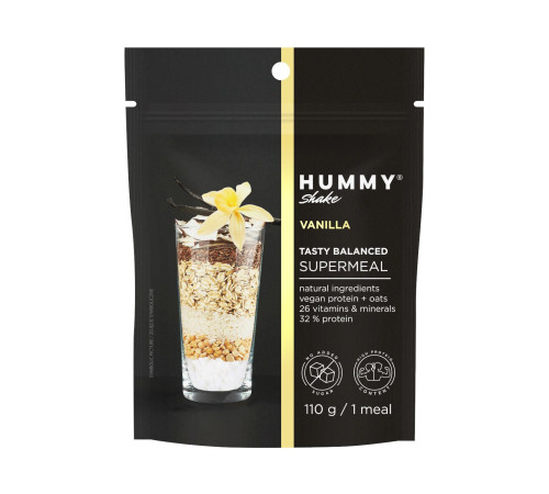 Шейк Hummy Shake Tasty Balanced Supermeal - 110г Ваніль Шейк Hummy Shake Tasty Balanced Supermeal - 110г Ваніль