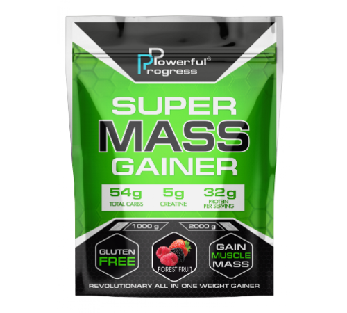 Super Mass Gainer Powerful Progress- 2000g Forest fruit Super Mass Gainer Powerful Progress- 2000g Forest fruit
