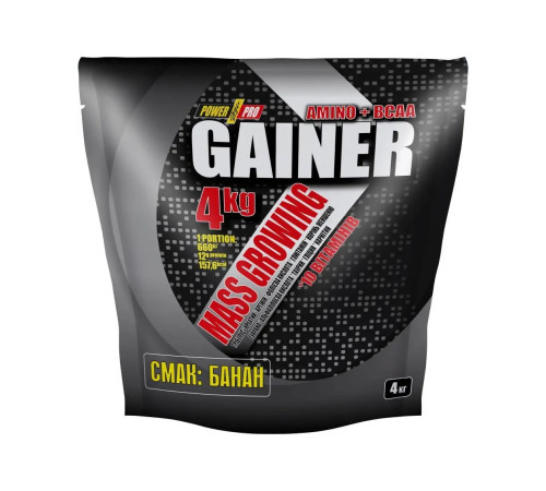Gainer Power Pro - 4000g Banana Gainer Power Pro - 4000g Banana