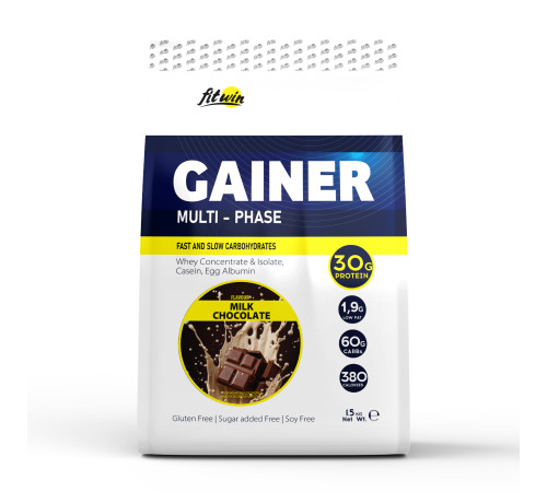 Гейнер Gainer - 1500г Молочний шоколад Гейнер Gainer - 1500г Молочний шоколад