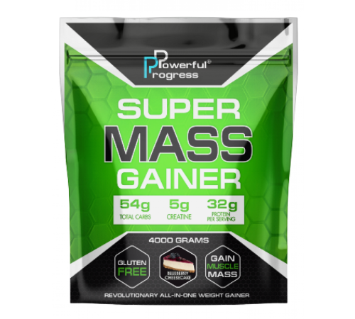 Super Mass Gainer - 4000g Blueberry Cheesecake Super Mass Gainer - 4000g Blueberry Cheesecake