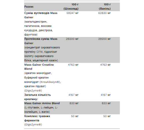 Big Mass Gainer - 3000g Chocolate