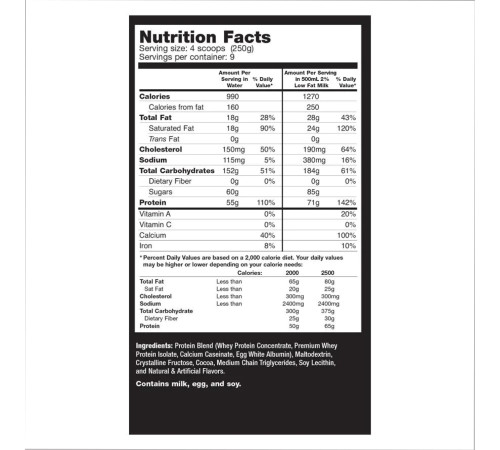 Muscle Juice 2544 - 6000g Chocolate