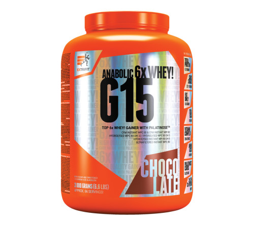 G15 Anabolic Gainer Extrifit - 3000g Chocolate G15 Anabolic Gainer Extrifit - 3000g Chocolate