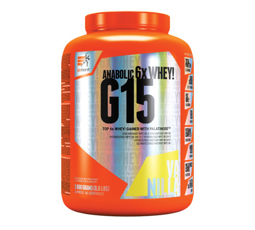G15 Anabolic Gainer Extrifit - 3000g Vanilla G15 Anabolic Gainer Extrifit - 3000g Vanilla