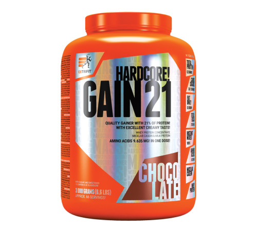 Hardcore Gain21 Extrifit - 3000g Chocolate Hardcore Gain21 Extrifit - 3000g Chocolate