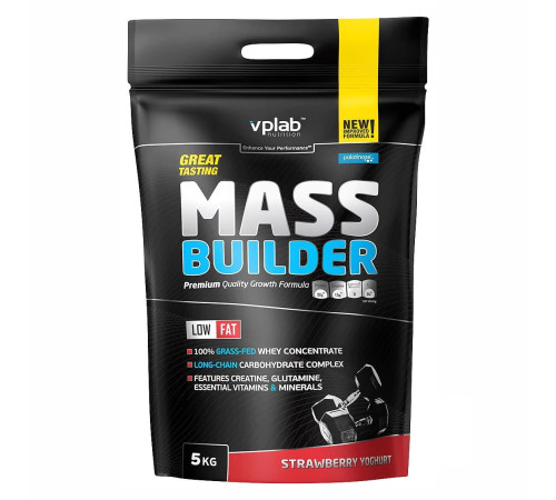 Mass Builder VPLab - 5000g Strawberry-Yoghurt