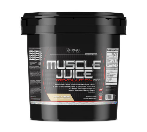 Muscle Juice Revolution 2600 - 5040g Vanilla Creme