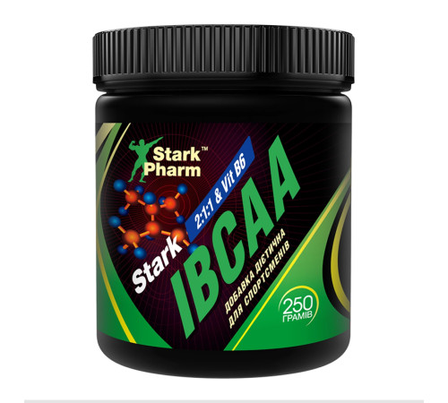 Stark IBCAA 2-1-1/Vit B6 - 250g Unflavoured Stark IBCAA 2-1-1/Vit B6 - 250g Unflavoured