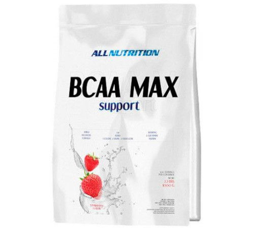 BCAA Max Support Allnutrition - 1000g Strawberry BCAA Max Support Allnutrition - 1000g Strawberry