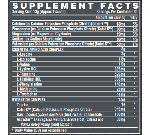 EAA Hydration - 30srv Apple Pear EAA Hydration - 30srv Apple Pear