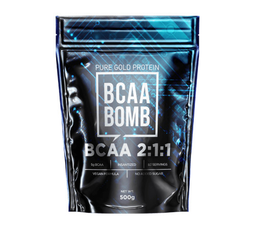 Амінокислота (BCAA Bomb 2-1-1) 500г Полуниця