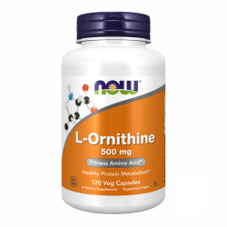 ORNITHINE 500mg Now Foods - 120 vcaps