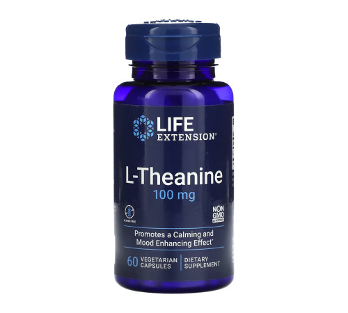 Теанін L-Theanine 100мг - 60 капсул Теанін L-Theanine 100мг - 60 капсул