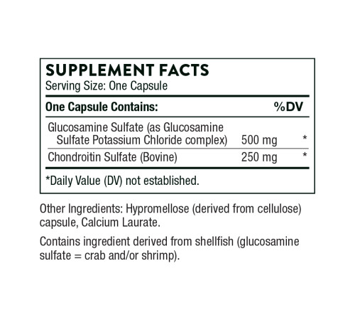 Глюкозамін і хондроїтин Glucosamine & Chondroitin - 90 капсул