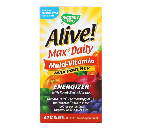 Nature's Way Alive! Max3 (With Iron) - 60 tabs