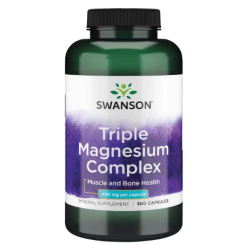 Потрійний магнієвий комплекс Triple Magnesium Complex 400мг - 300 капсул