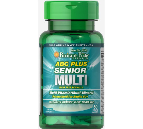 ABC Plus Multivitamin and Multi-Mineral Formula - 60 Caplets