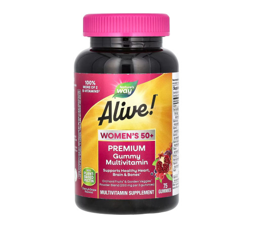 Жувальні вітаміни для жінок - Women's 50+ Premium Gummies Multivitamin - 75 жуйок Жувальні вітаміни для жінок - Women's 50+ Premium Gummies Multivitamin - 75 жуйок