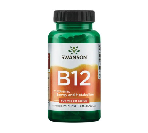 Vitamin B12 500 mcg - 250caps Vitamin B12 500 mcg - 250caps