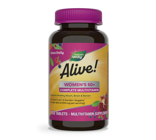 Жувальні вітаміни для жінок - Women's 50+ Complete Multivitamin - 110 таблеток Жувальні вітаміни для жінок - Women's 50+ Complete Multivitamin - 110 таблеток
