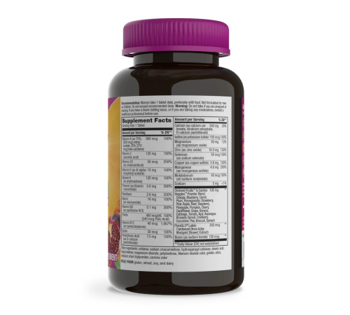 Жувальні вітаміни для жінок - Women's 50+ Complete Multivitamin - 110 таблеток Жувальні вітаміни для жінок - Women's 50+ Complete Multivitamin - 110 таблеток