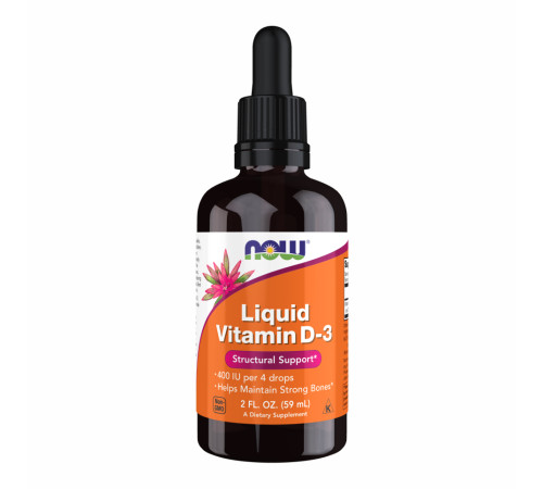Рідкий вітамін D3 - Liquid Vitamin D-3 59мл (2fl oz) Рідкий вітамін D3 - Liquid Vitamin D-3 59мл (2fl oz)