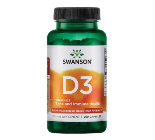 D-3 High Potency Vitamin 1000iu - 250caps D-3 High Potency Vitamin 1000iu - 250caps