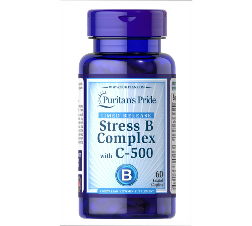Stress Vitamin B-Complex with Vitamin C-500 Timed Release - 60 caps