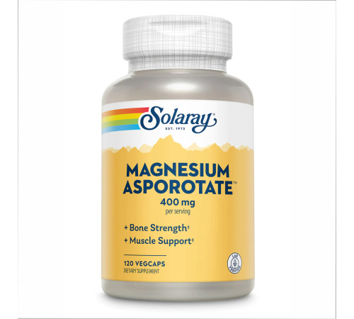 Аспоротат магнію Magnesium Asporotate 400мг- 120 капсул Аспоротат магнію Magnesium Asporotate 400мг- 120 капсул