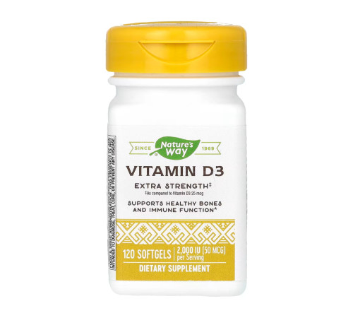 Вітамін D3 (Vitamin D3 Extra Strength) 120 капсул Вітамін D3 (Vitamin D3 Extra Strength) 120 капсул