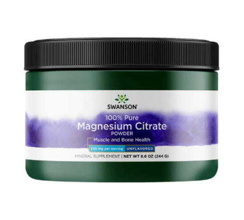 Magnesium Citrate Powder 100% Pure - 244g Magnesium Citrate Powder 100% Pure - 244g