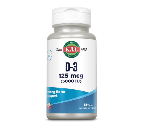 Вітамін D3 125mcg - 60 таблеток Вітамін D3 125mcg - 60 таблеток