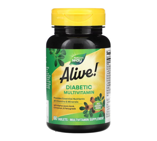 Мультивітамін для діабетиків (Diabetic Multivitamin) - 60 таблеток Мультивітамін для діабетиків (Diabetic Multivitamin) - 60 таблеток