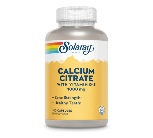 Цитрат кальцію з вітаміном D-3 (Calcium Citrate w/Vit D-3) 1000мг - 180 капсул Цитрат кальцію з вітаміном D-3 (Calcium Citrate w/Vit D-3) 1000мг - 180 капсул