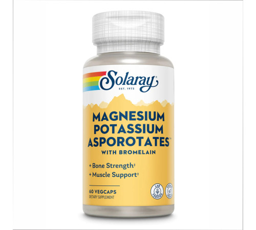 Magnesium & Potassium Asporotate - 60 vcaps Magnesium & Potassium Asporotate - 60 vcaps