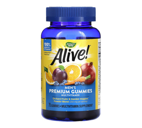Комплекс вітамінів для чоловіків (Men's Premium Gummies Multivitamin) - 75 жуйок Комплекс вітамінів для чоловіків (Men's Premium Gummies Multivitamin) - 75 жуйок
